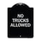 Signmission Parking Lot No Trucks Allowed Heavy-Gauge Aluminum Architectural Sign, 24" x 18", BS-1824-23419 A-DES-BS-1824-23419 - alternate 1